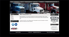 Desktop Screenshot of mgdtransportation.com